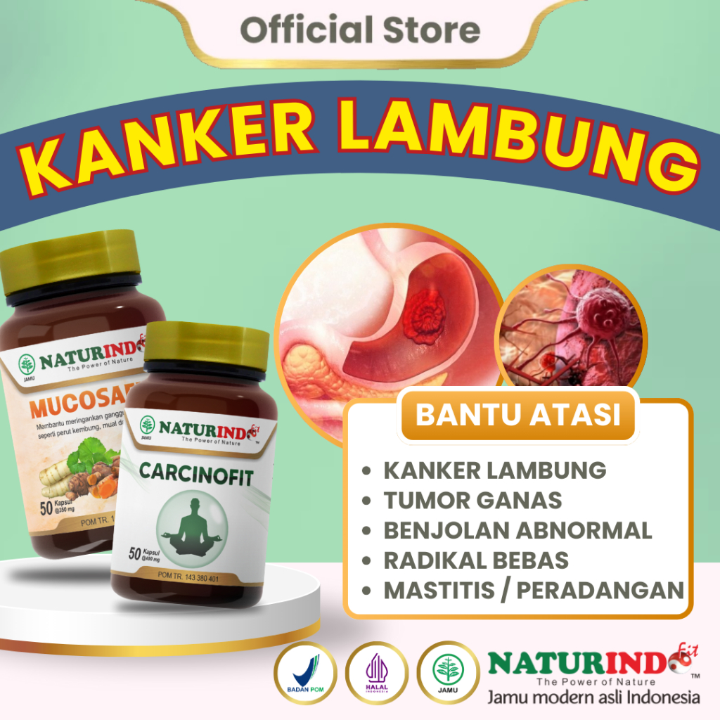 NATURINDO Herbal Kanker Lambung Carcinofit Mucosafit