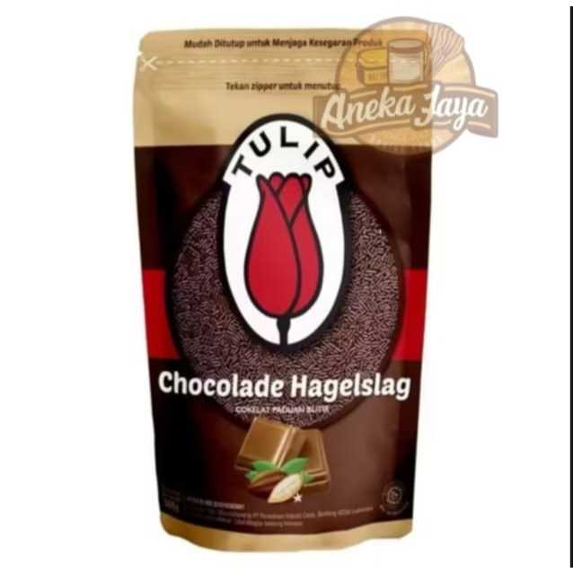 

TULIP MESES COKLAT KEMASAN ZIPLOCK 500 GRAM/ CHOCOLADE HAGELSLAG/CERES COKLAT