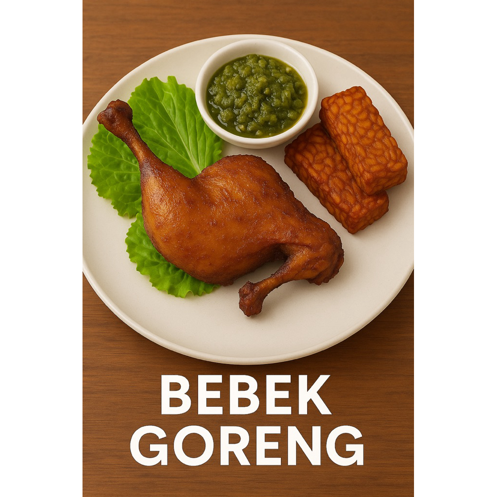 

Bebek Goreng Sambal Ijo – Bebek Andis Siap Santap Praktis & Lezat
