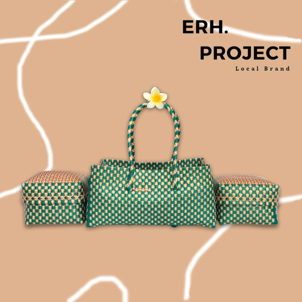 Tas Anyaman Jali Set 2 Keben Bali Termasuk Besek Bambu Tas Wanita Keben 18