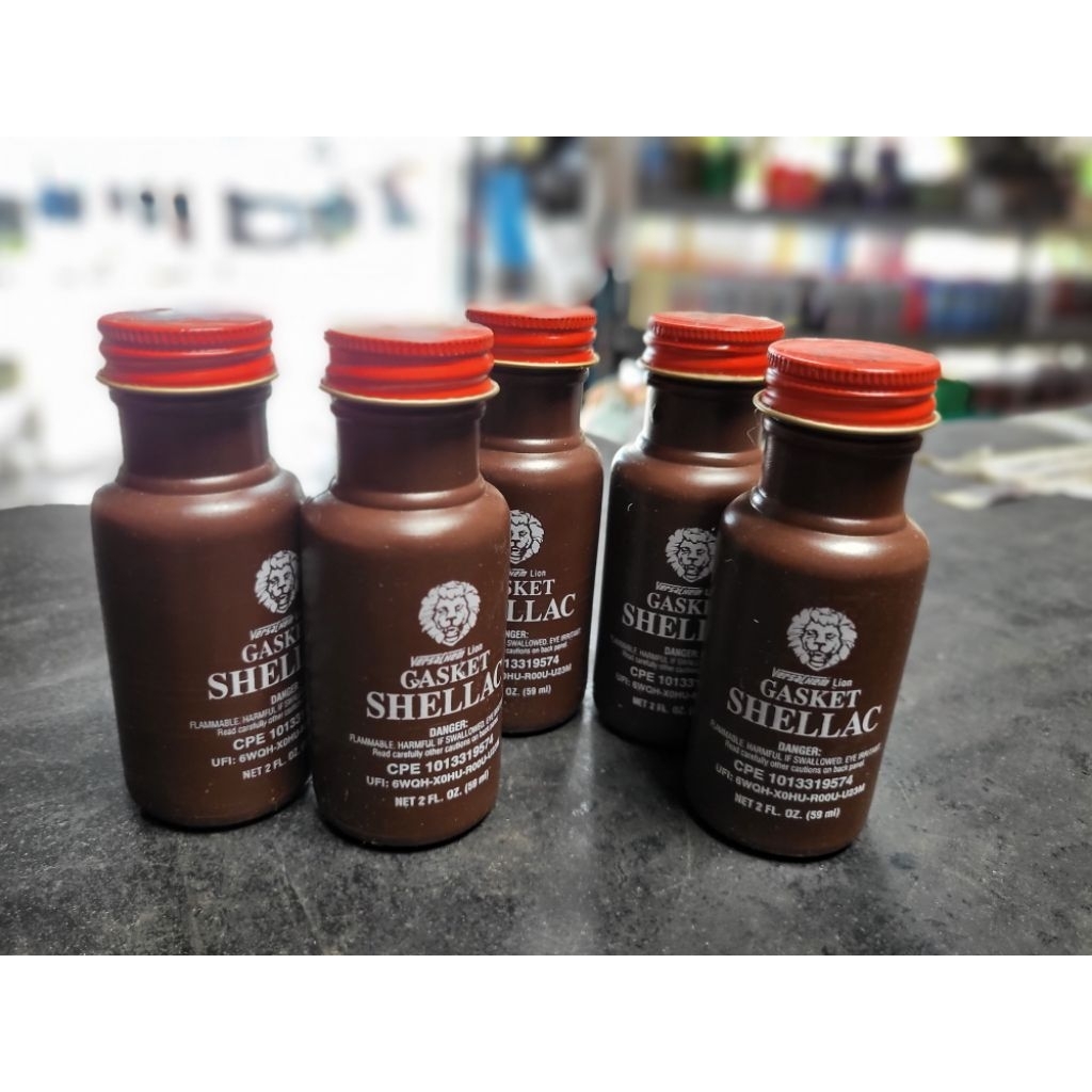 Lem Gasket / Lem Paking Shellac VersaChem Lion 59 mL Original USA