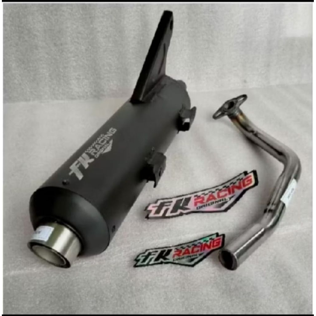 Knalpot Standar Racing FK RACING Original Termurah Type Kinochi Beat Vario 125 150 Mio Nmax Aerox Pc
