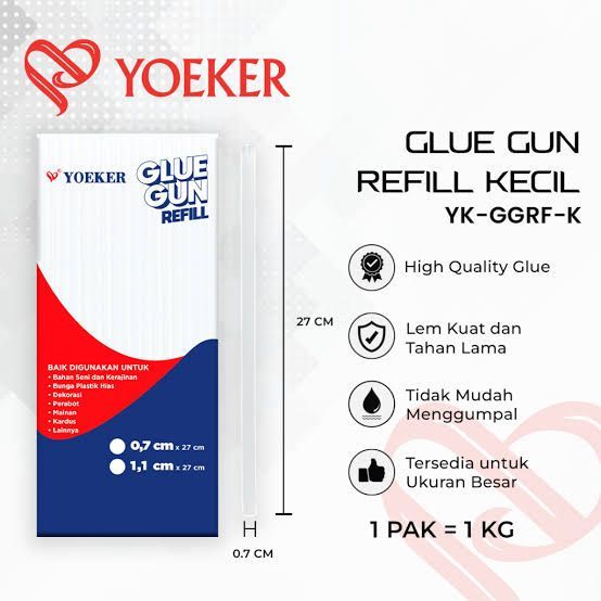 

[1 KG] Lem Tembak Glue Gun Sticks Refill Lem Lilin Stik Isi Stick Lilin lem tembak pekanbaru - lakban pekanbaru
