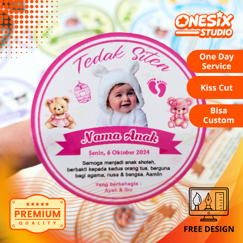 

Stiker Tedak Siten Design dan Cutting Bahan Cromo Tedak Siten Perlembar