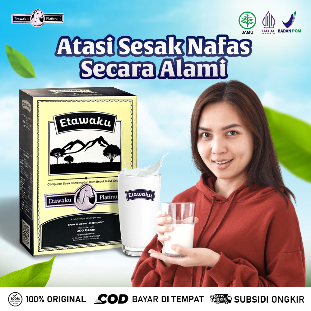 

Etawaku Platinum Susu Etawa Untuk Paru-Paru dan Sesak Nafas Official Paket 1 Box