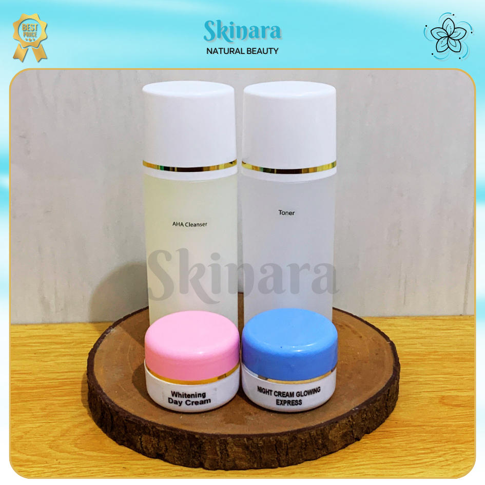 Paket 4in1 Cream Glowing Express Original - Krim Glowing Express