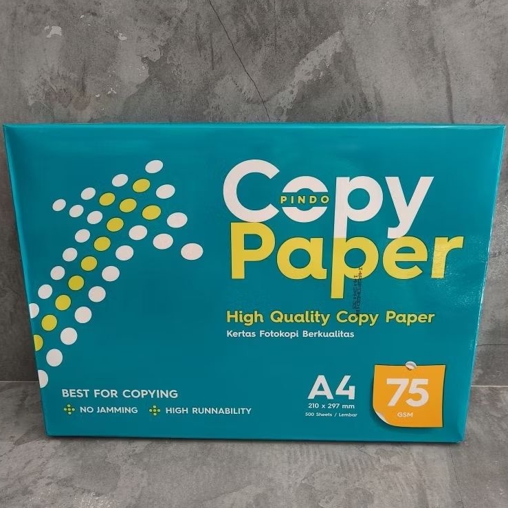 

Kertas HVS A4 75g Copy Paper Per Rim (Isi 500 Lembar)
