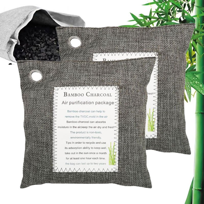 Arang Bambu Bamboo Charcoal 500gr Penghilang Bau Mobil & Ruangan | Penyerap Bau Alami