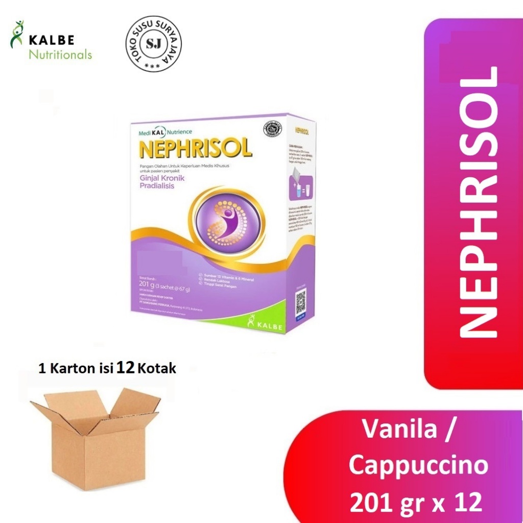 

Nephrisol 201 gr Kalbe (1 KARTON ISI 12 KOTAK)
