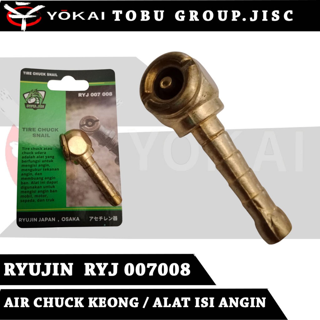 RYUJIN Air Chuck Keong Isi Angin Ban Mobil Nitrogen Alat isi angin ban motor dan mobil