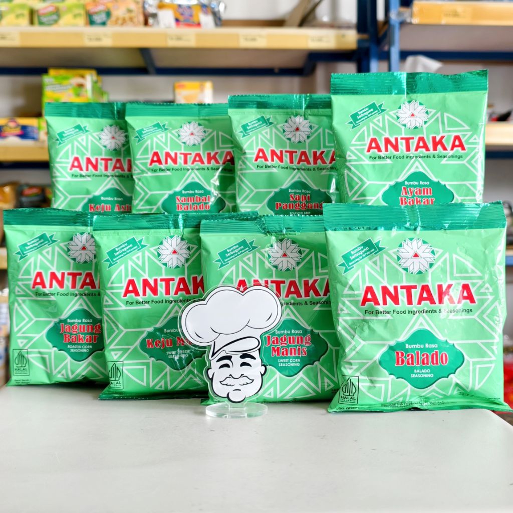 

Bumbu Antaka 100Gr / Bumbu Tabur Antaka / Bumbu Kentang Antaka / Bumbu Makanan Ringan / Bumbu Snack