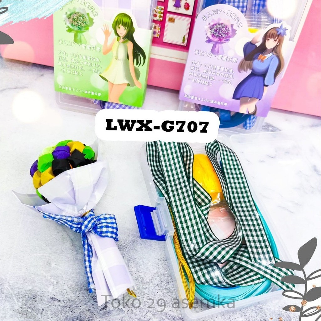 

PAKET DIY BUCKET BOUQUET PITA JEPANG KREATIFITAS ANAK LWX-G707 LUCU TERMURAH