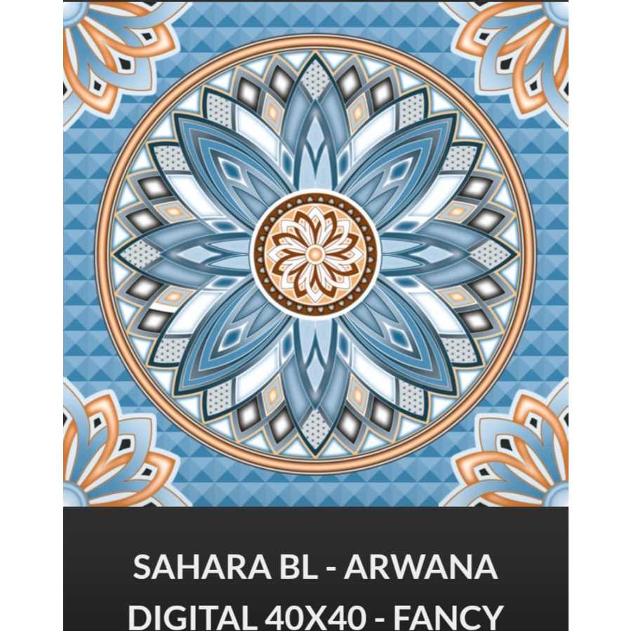 Keramik Arwana Licin Tipe Sahara Export - KERAMIK LANTAI ARWANA SAHARA BLUE 40X40