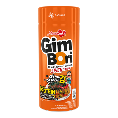 

MamaSuka Gim Bori Rumput Laut Kering Tabur Pedas Botol 25 g