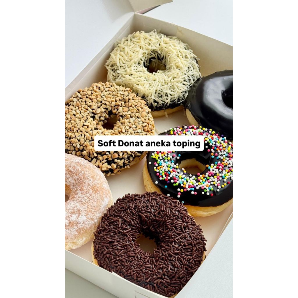 

soft Donat Aneka toping