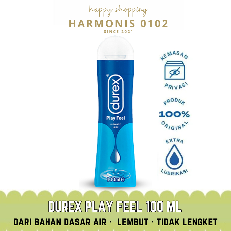 Pelumas Durex Play Feel 100 ml Lubricant Durek Tahan Lama Anti Lengket