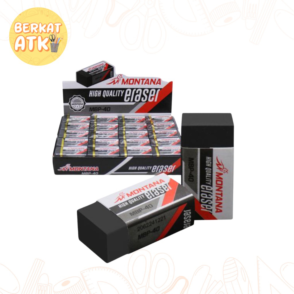 

(1 BOX) Penghapus High Quality MBP-40 Montana / High Quality Eraser