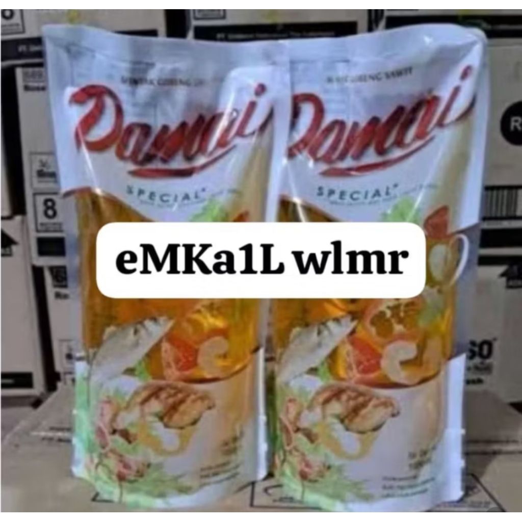 

TANPA PO, minyak damai murah 1L (Emka)