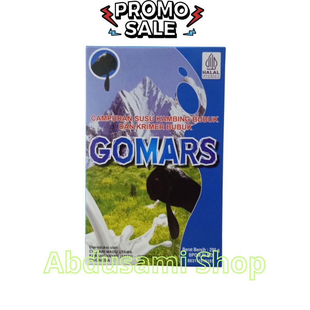 

Gomars Susu Kambing Etawa Bubuk Asli Original BPOM Kemasan 1 Box