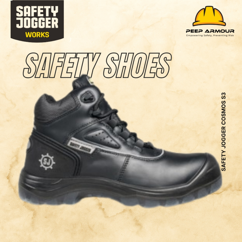 Safety Jogger Cosmos S3 – Composite Toe, Waterproof, Metal-Free & Lightweight Safety Shoes 100% Orig