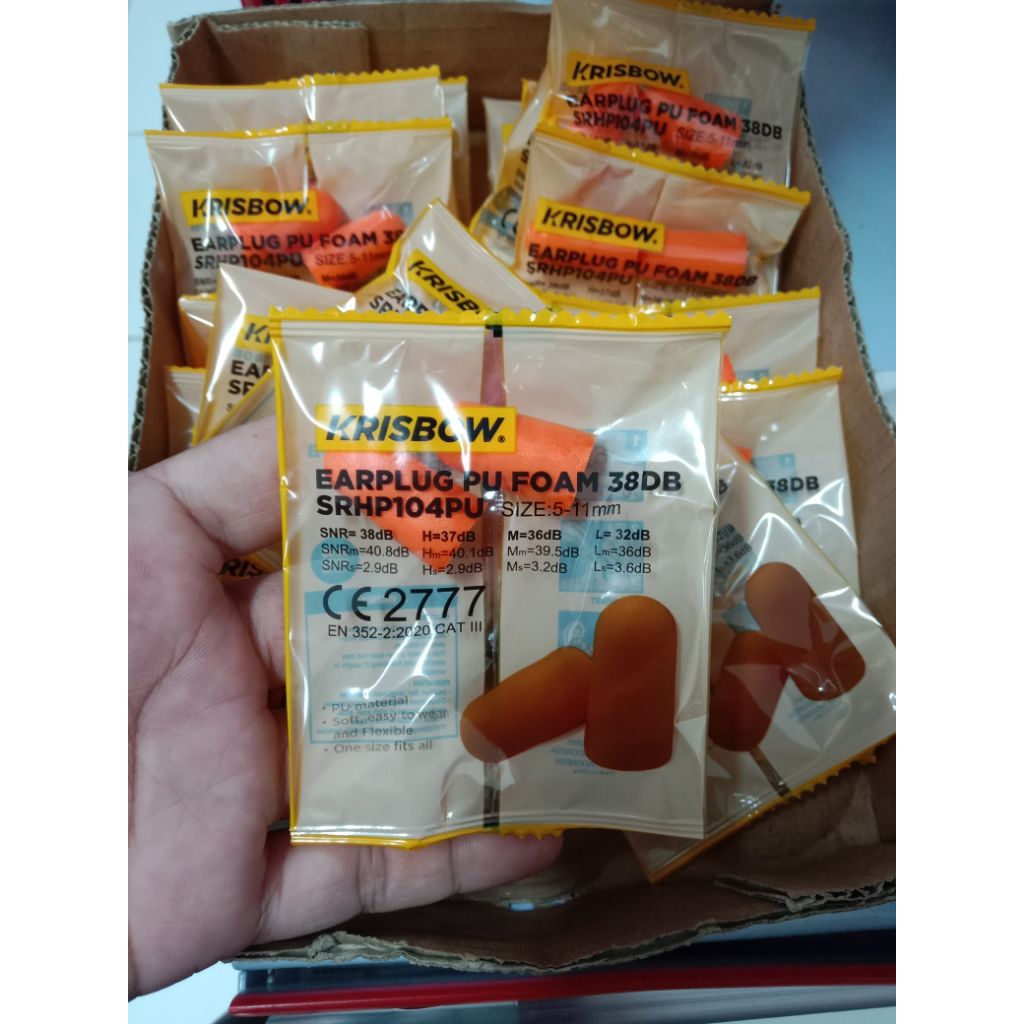 EARPLUG Penyumbat Telinga Krisbow Sepasang