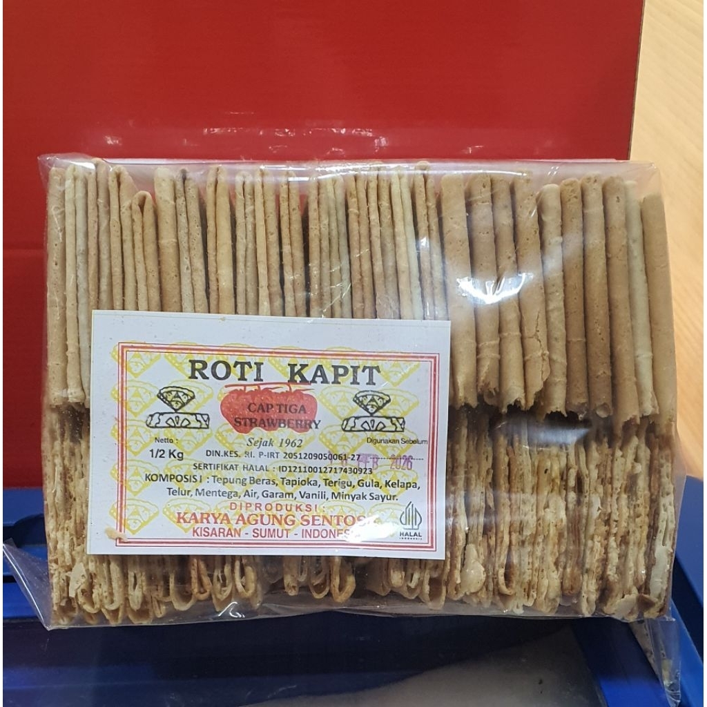 

Roti Kapit Cap Tiga Strawberry 500gr