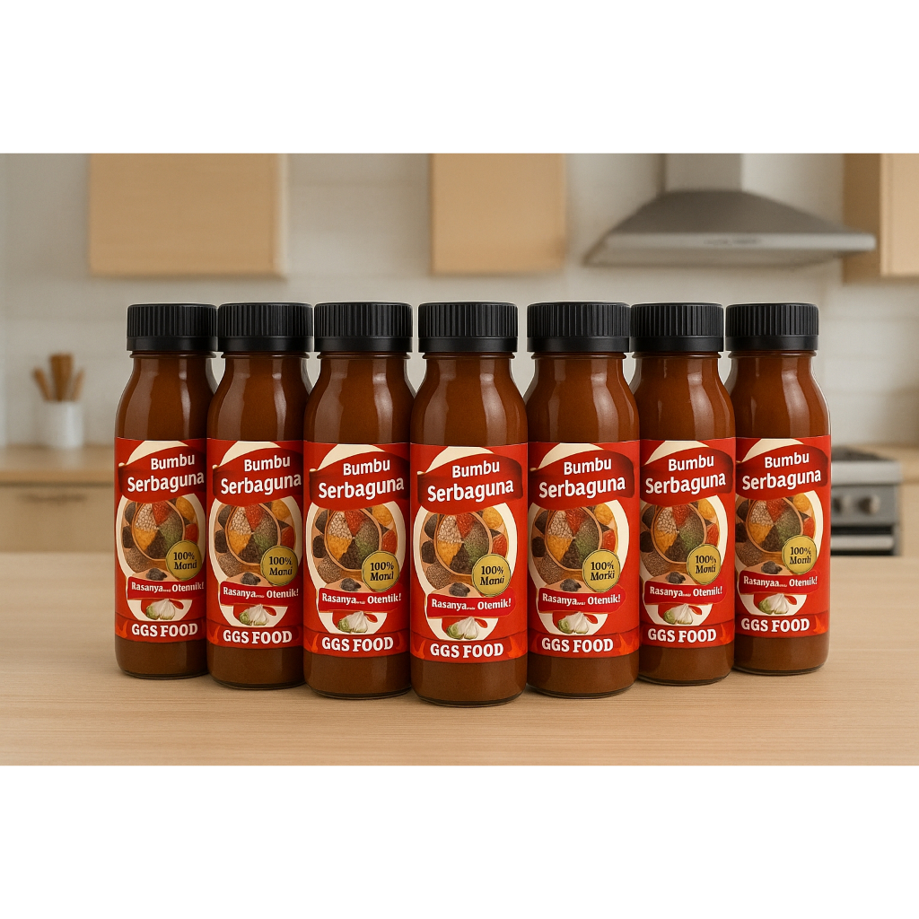 

Bumbu Serbaguna | Untuk Semua Tumisan | Paket Usaha 7 Botol