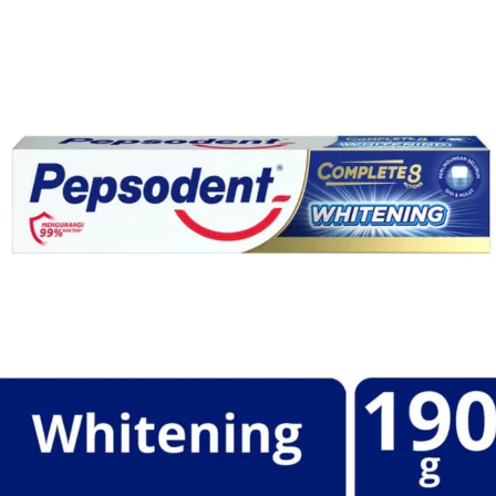 PASTA GIGI PEPSODENT COMPLETE 8 PLUS WHITENING TOOTHPASTE / Pepsodent Whitening