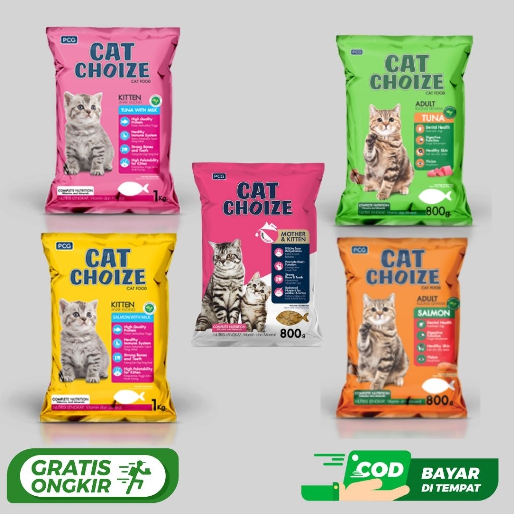 makanan kucing CAT CHOIZE ALL VARIAN