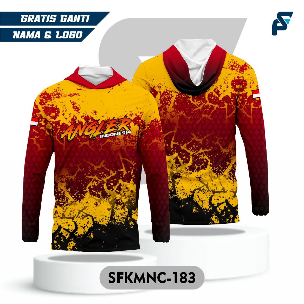 Baju Mancing Kupluk / Jersey Mancing Mania / Kaos Fishing Kupluk / Fishing Mania Club FullPrint Jers