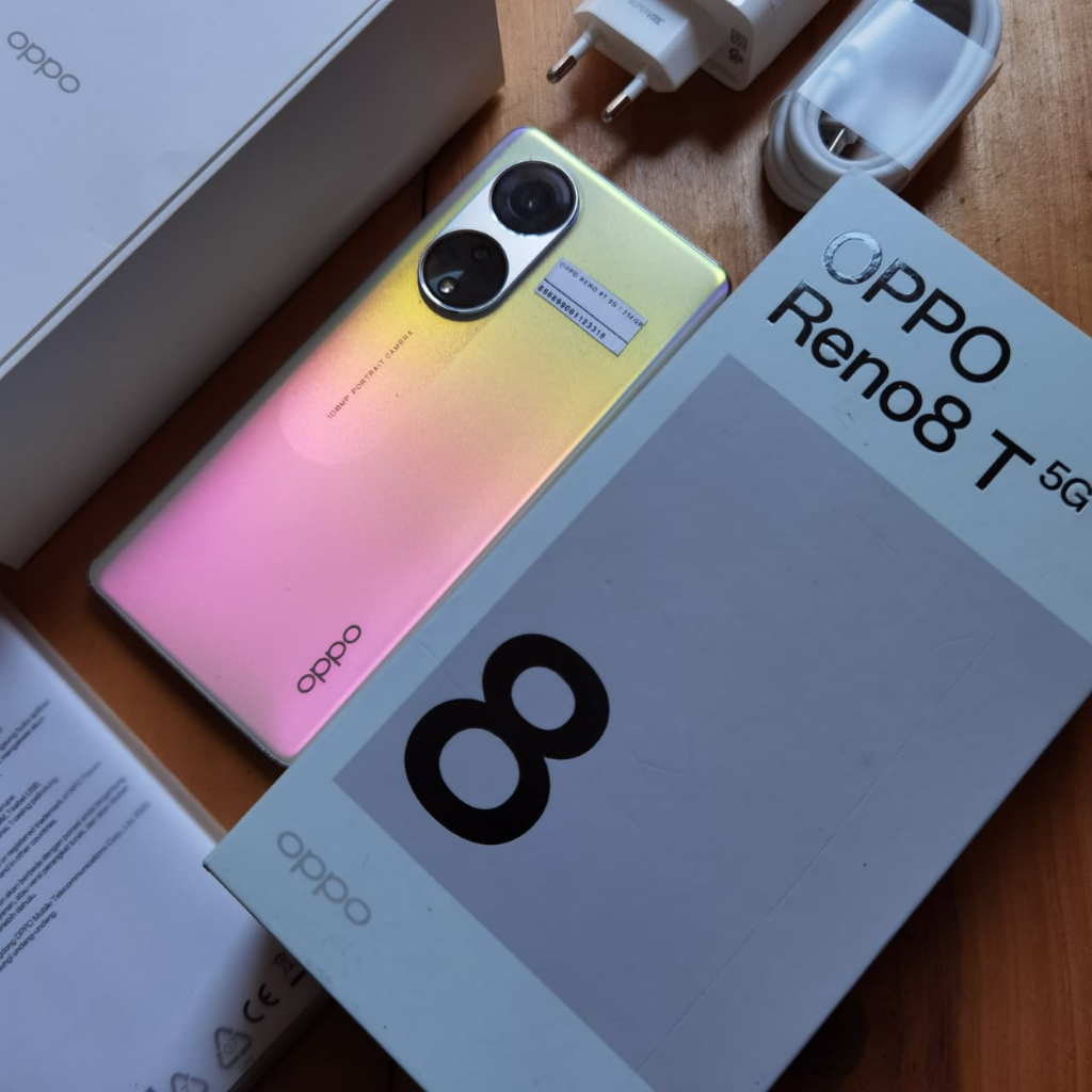 OPPO RENO 8T 5G SECOND 8/128GB & 8/256GB HP SECOND HP SEKEN HP BEKAS HP MURAH