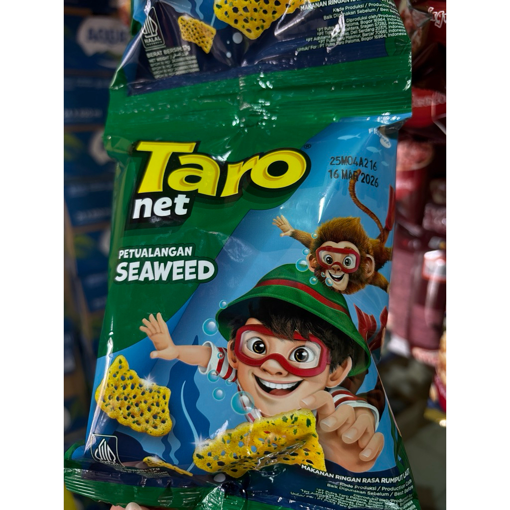 

taro net ciki isi 10pcs (grosir)