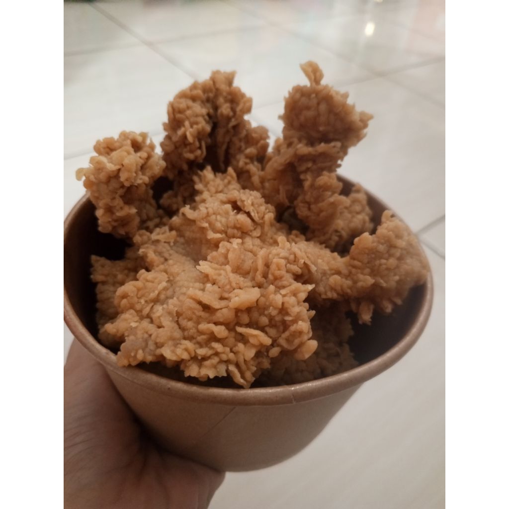

1 porsi kulit ayam krispi (dikirim H+1)