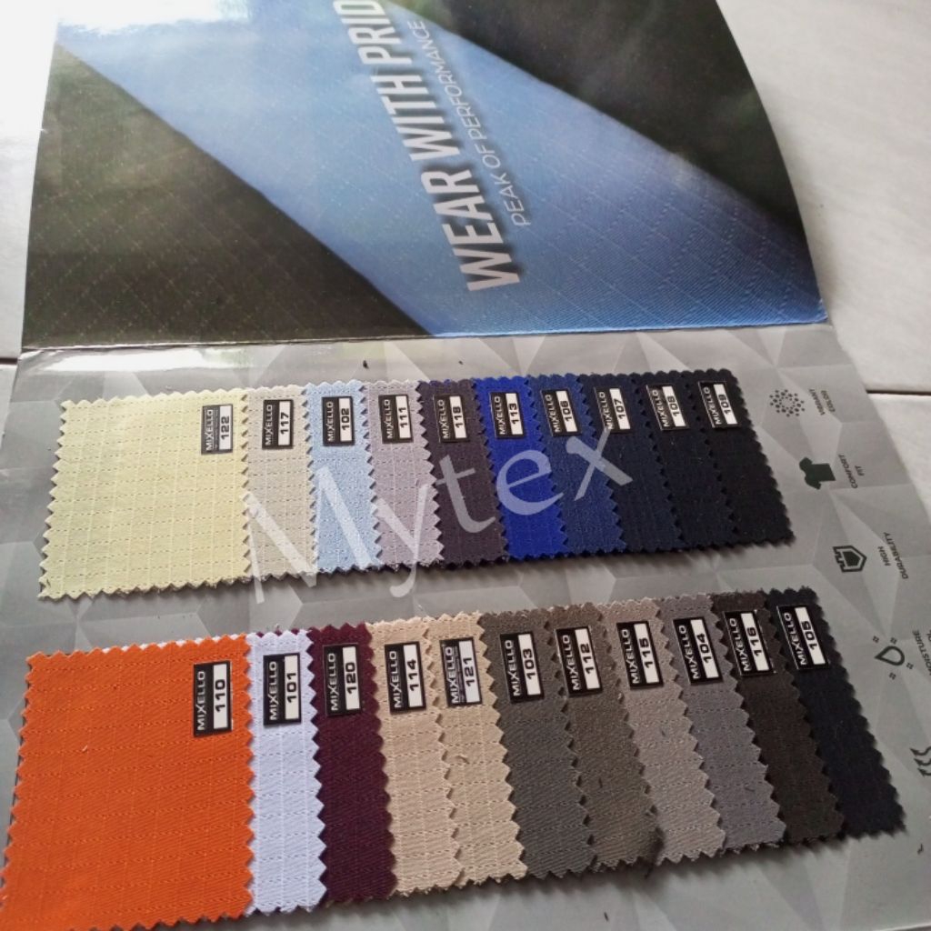 kain seragam mixello ripstop textile