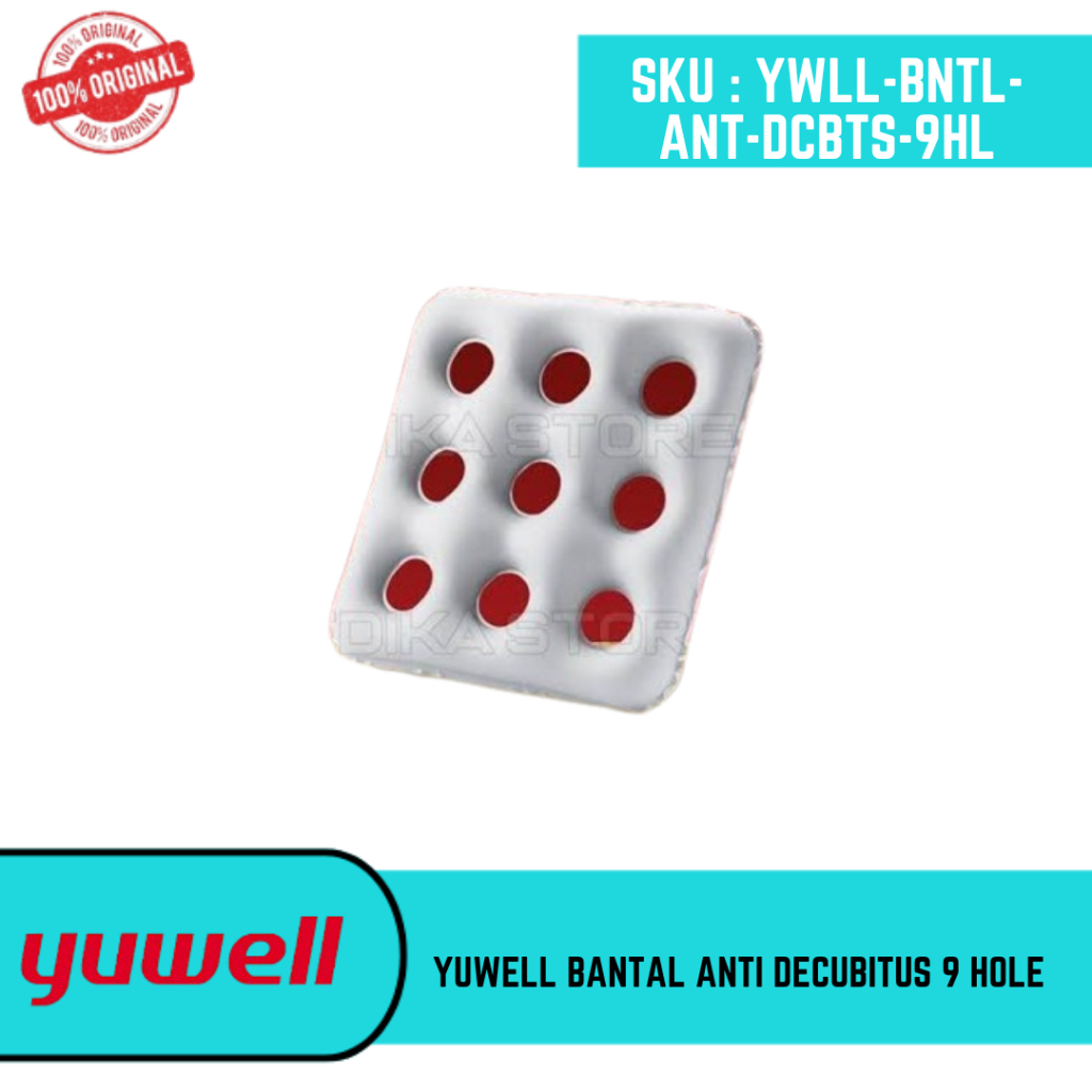 Yuwell Bantal Anti Decubitus Kursi Roda 9 Hole Bantal Kursi Roda