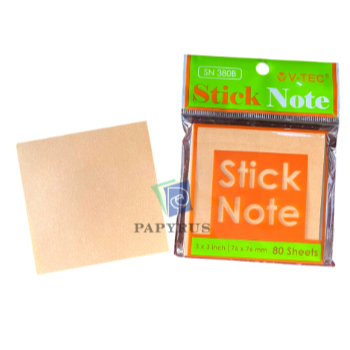 

STICKY MEMO PAD / MEMO TEMPEL / NOTE TEMPEL / PENANDA BUKU / STICKY NOTES KERTAS / STICKY NOTES V-TEC V-TEC SN380B POLOS