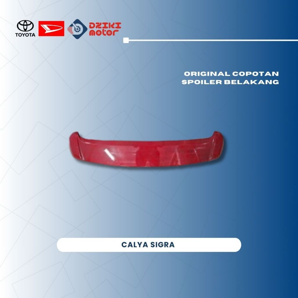 Original Copotan Spoiler Belakang Calya Sigra Set Lampu Merah