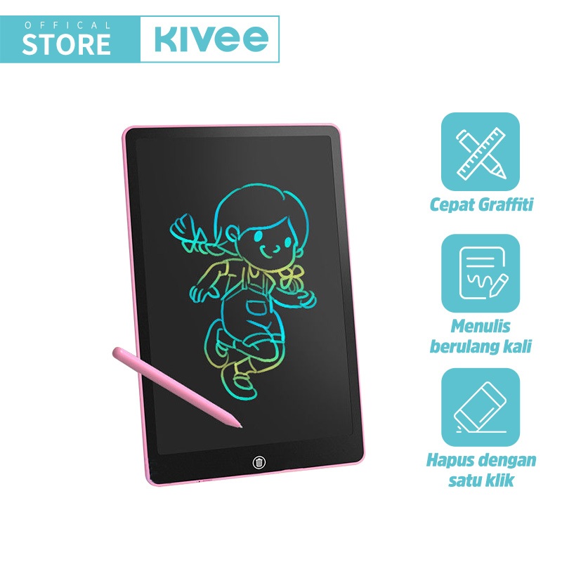 KIVEE Drawing Tablet Writing Board 16 Inch Kids Drawing Pad CP26 Easy Drawing Writing Original