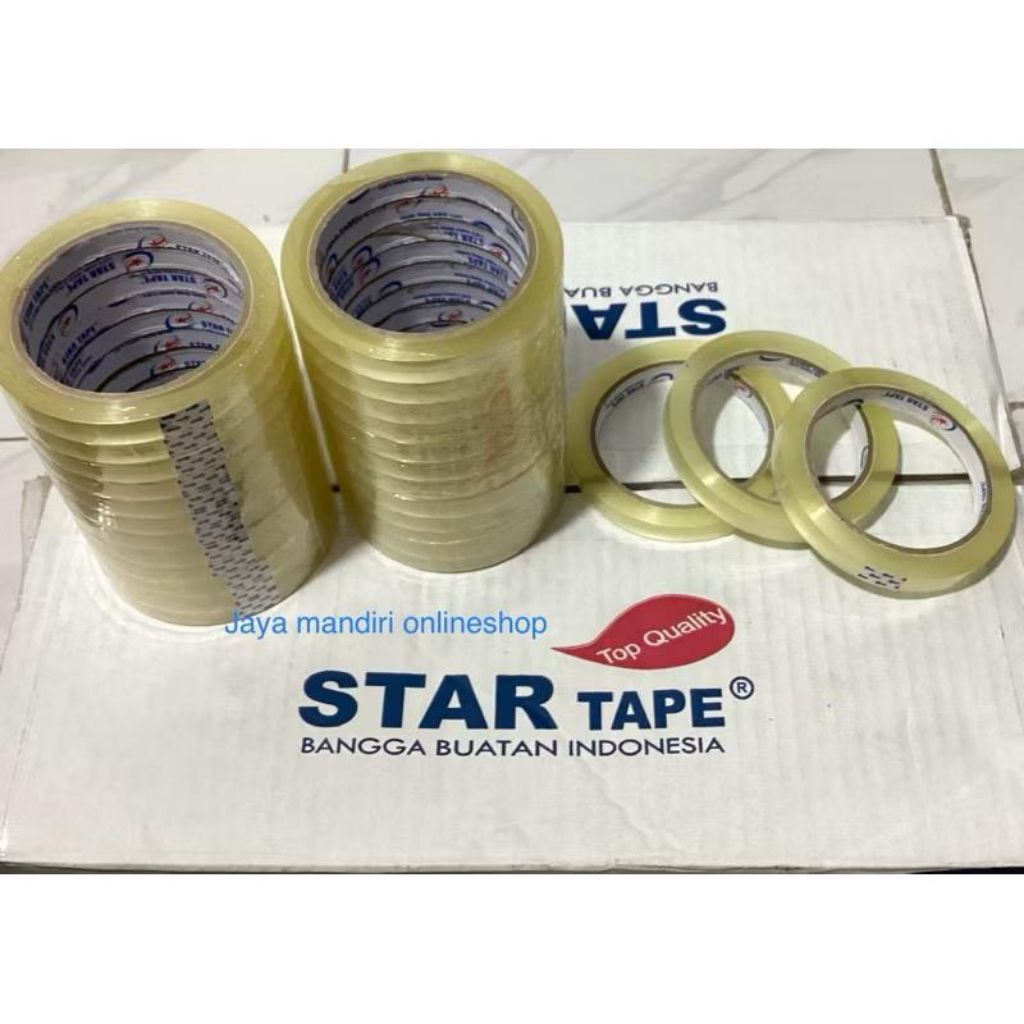 

STAR TAPE LAKBAN BENING 1/2INCI 90YARD
