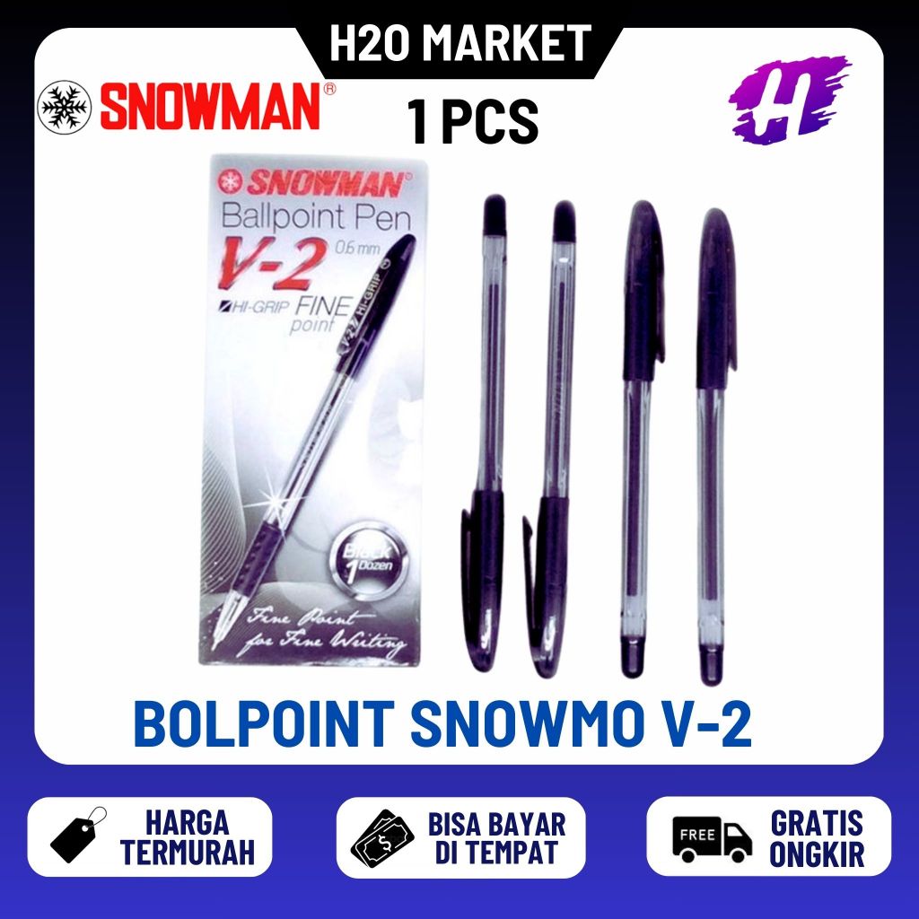 

1 Pcs Bolpen Snowman V-2 0,6 mm