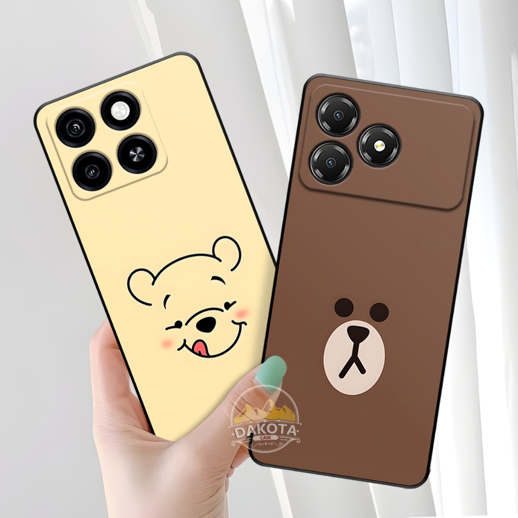 DAKOTA | Casing Silikon Hp ZTE Blade A36 | ZTE Blade A56 UV Printing Gambar Cartoon | Case Lentur gr