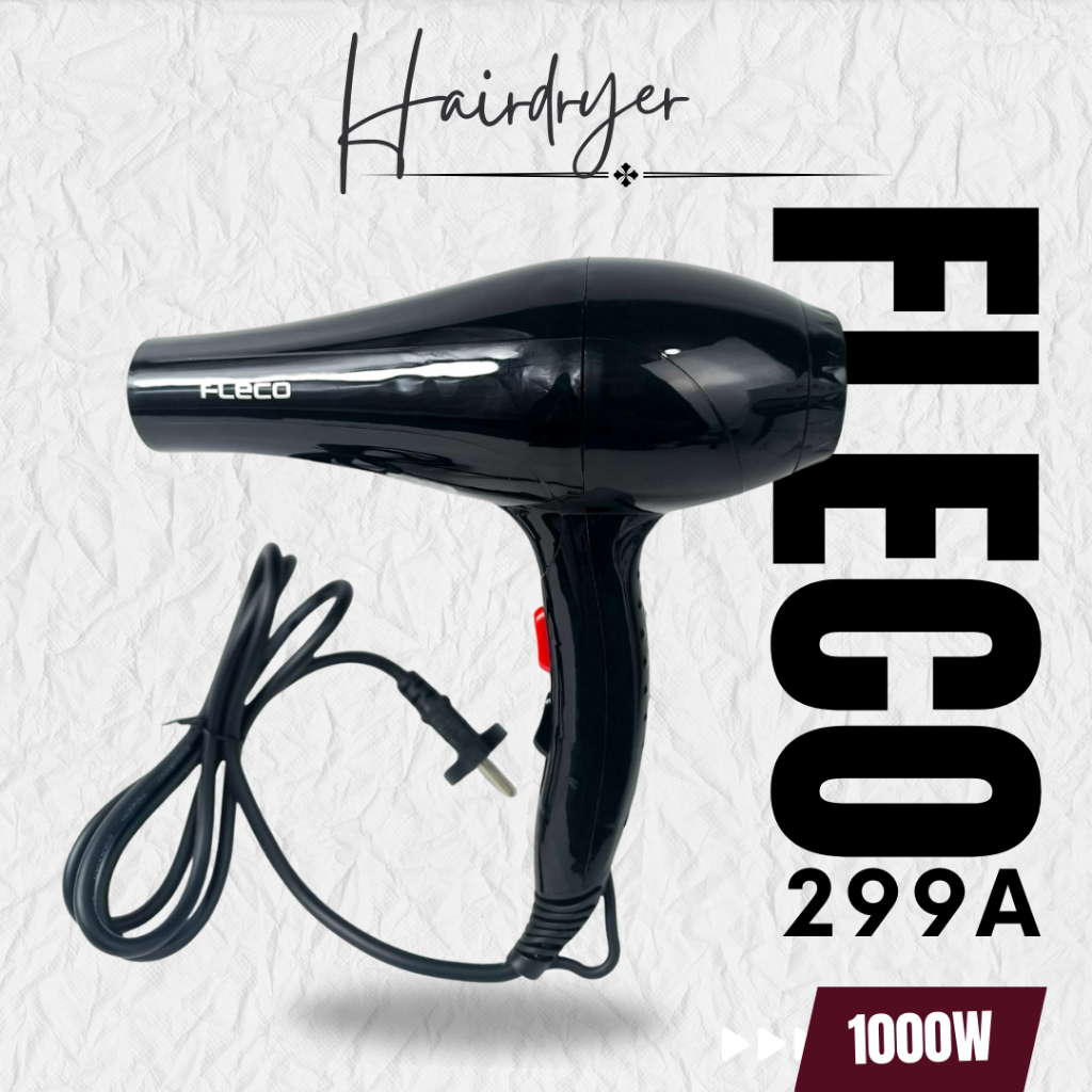 Hairdryer Pengering Rambut IONIC Konstan Fleco 299A Salon Tools Professional 1000Watt