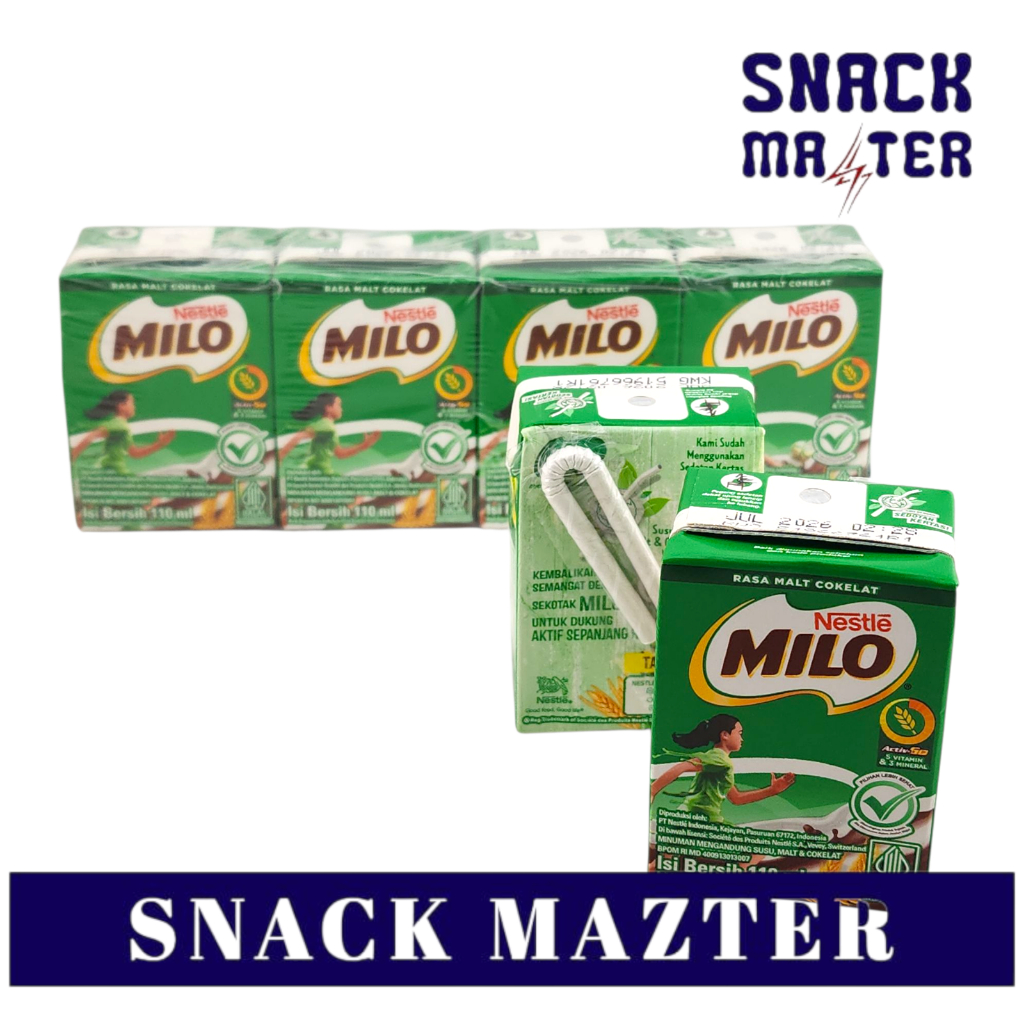 

Susu UHT Milo Active Go MINI PACK - Netto 110 ml x 4 pcs