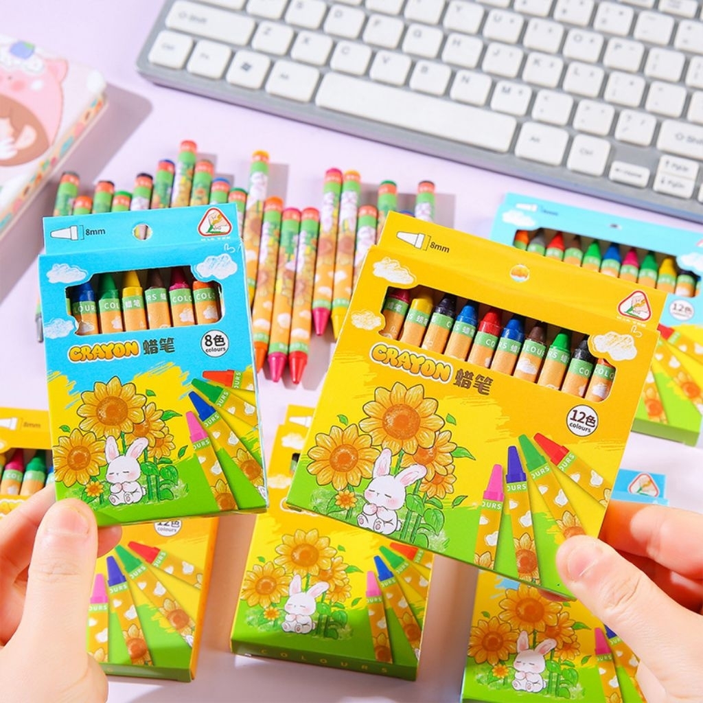 

Crayon Anak 8 / 12 Warna Kotak Imut Karakter Lucu – Alat Tulis Sekolah