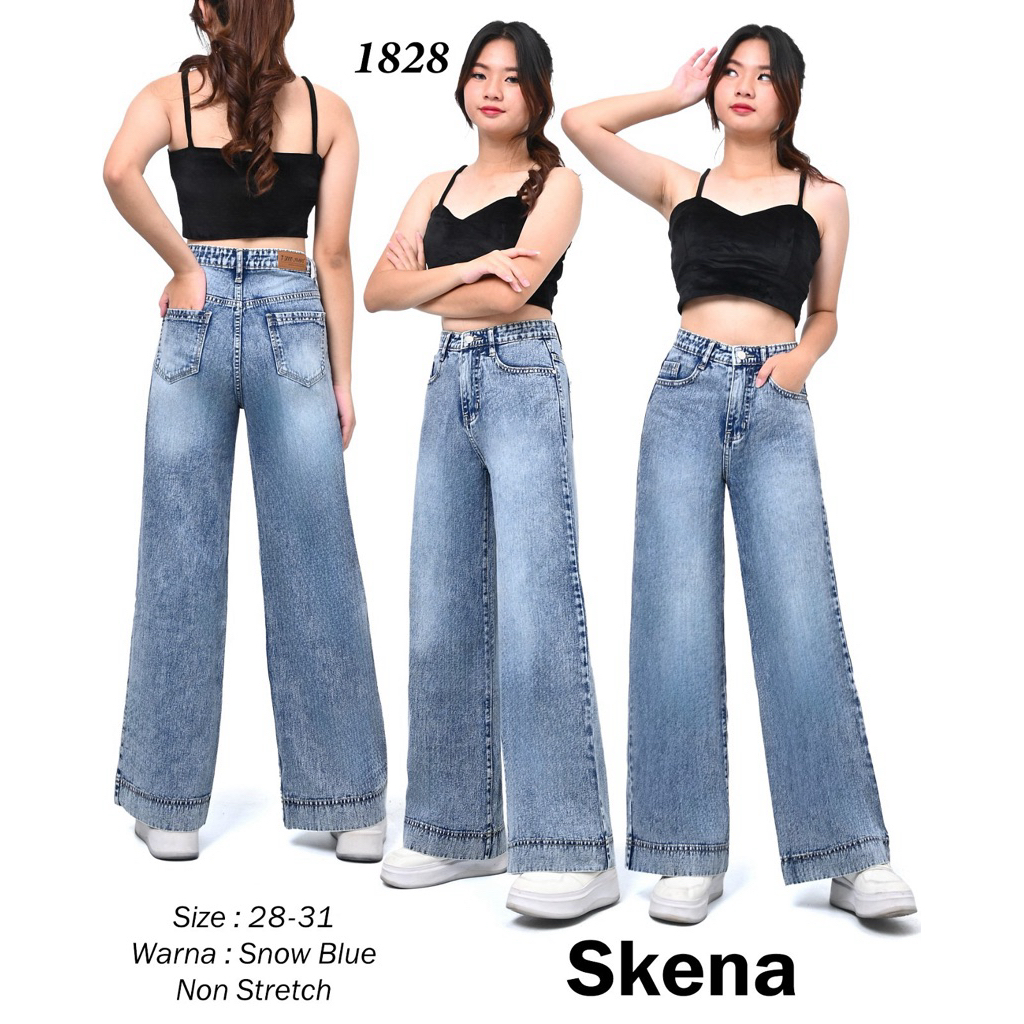 T-3000 Skena Snow Blue Flare Jeans