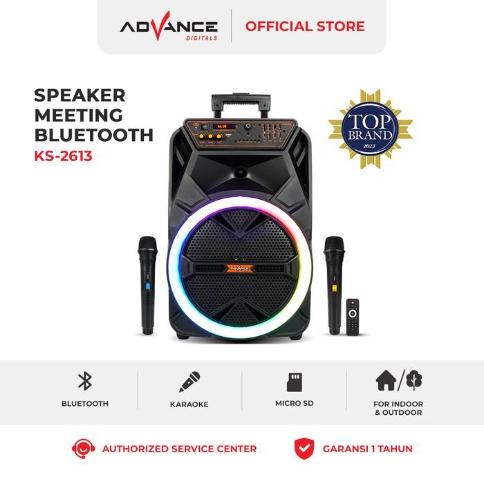 Advance Speaker Professional Portable Speaker Aktif 12 Inch KS-2613