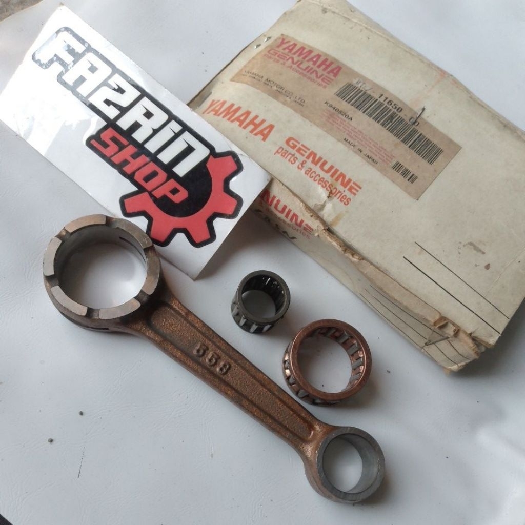 stang piston Yamaha L2SN original kondisi GK lengkap sesuai poto