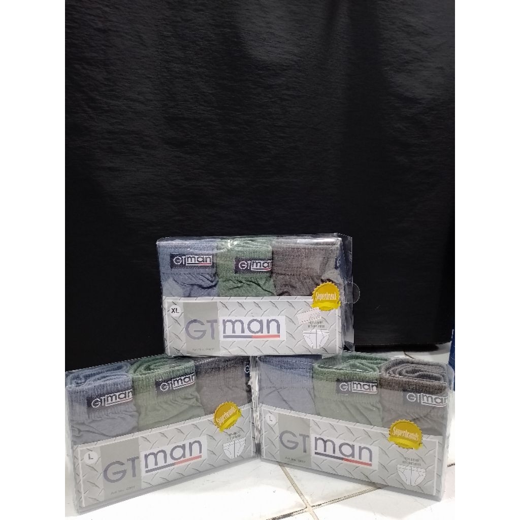 GT-MAN GMY SATU KOTAK ISI 3 PCS CELANA DALAM PRIA GT-MAN GMY