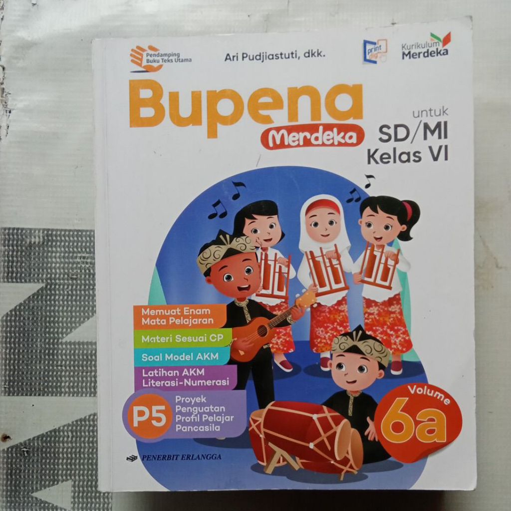 BUKU ORIGINAL BEKAS BUPENA KELAS VI A