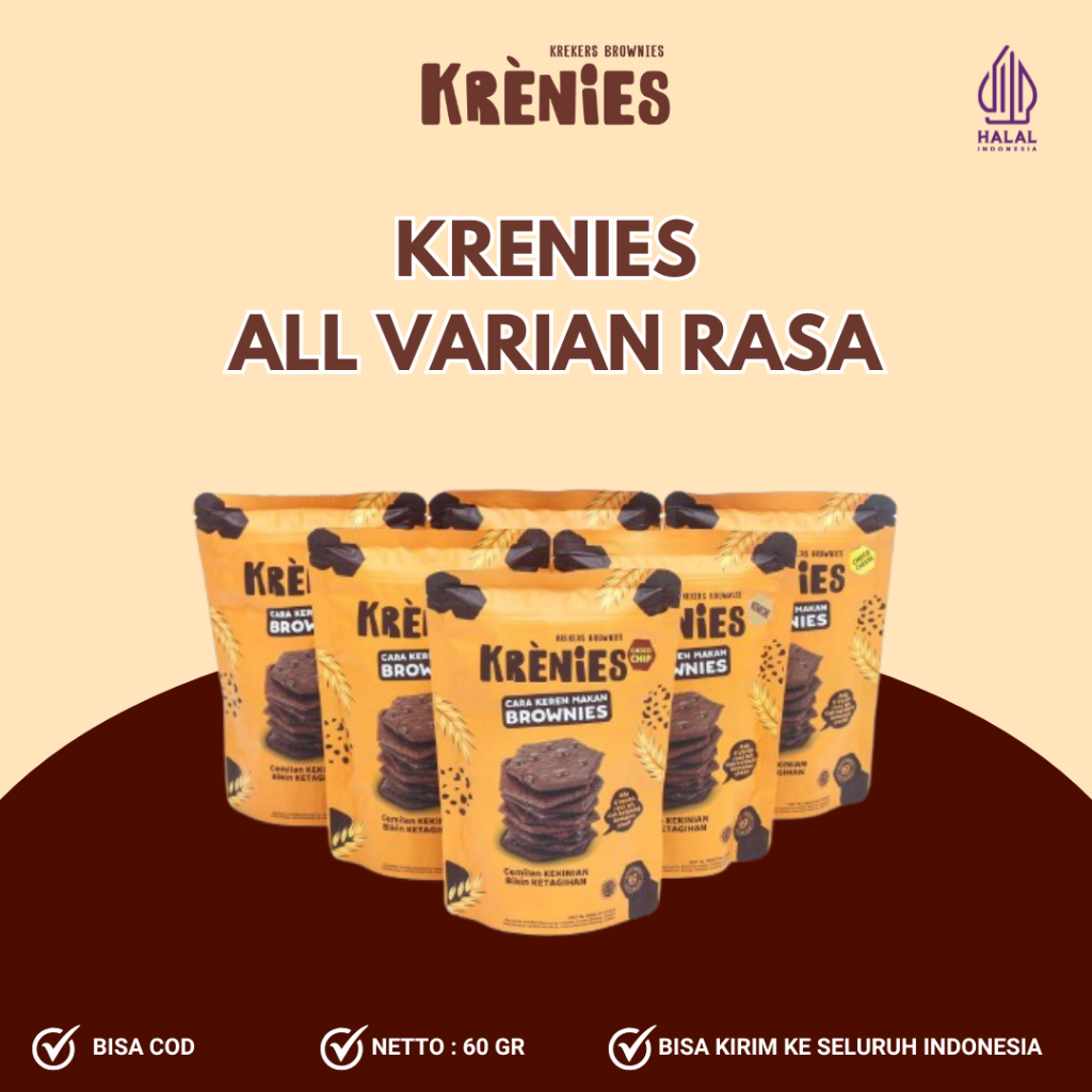 

Krenies Krekers Brownies Paket Bundling Reseller